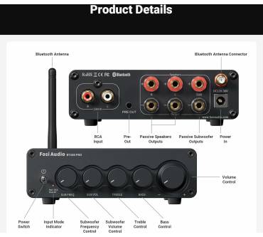 Produktbild Fosi Audio BT30D Pro