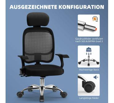 Produktbild Airchros Schreibtischstuhl Bürostuhl ergonomisch