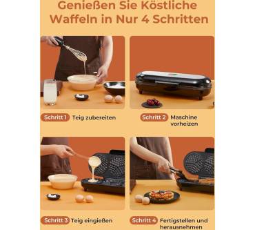 Produktbild Fohere King Size Waffeleisen