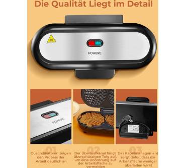 Produktbild Fohere King Size Waffeleisen