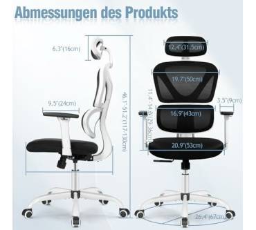 Produktbild DoChair Bürostuhl Ergonomisch