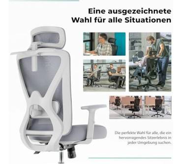Produktbild Ella Health BV Motion Mesh Ergonomischer Bürostuhl