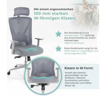 Produktbild Ella Health BV Motion Mesh Ergonomischer Bürostuhl