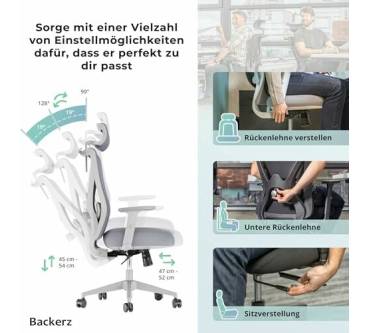 Produktbild Ella Health BV Motion Mesh Ergonomischer Bürostuhl