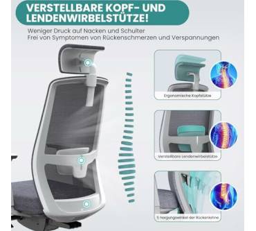 Produktbild Duwinson Ergonomischer Bürostuhl DWS-UE-GAHS