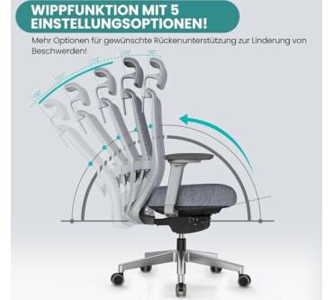 Produktbild Duwinson Ergonomischer Bürostuhl DWS-UE-GAHS