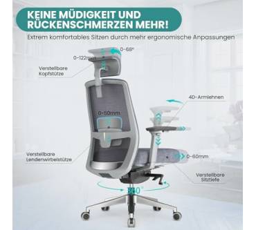 Produktbild Duwinson Ergonomischer Bürostuhl DWS-UE-GAHS