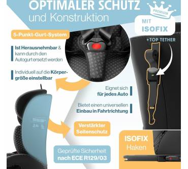 Produktbild Kidiz Triangle Premium mit Isofix
