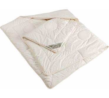 Produktbild FrankNatur Ganzjahres-Decke KBT Merino Schurwolle + KBA Baumwolle BIO Natur Nadia