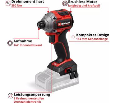 Produktbild Einhell TP-CI 18/250-C Li BL - Solo