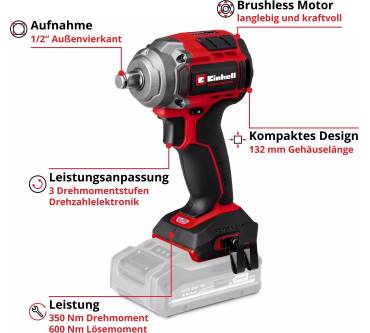 Produktbild Einhell TP-CW 18/350-C Li BL - Solo