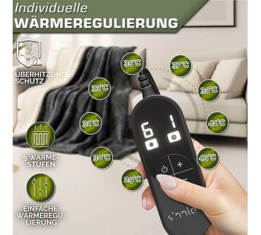 Produktbild Sinnlein Heizdecke mit Abschaltautomatik 200 x 180 cm