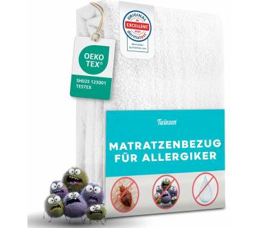 Produktbild Twinzen Wasserdichter Matratzenschutz für Allergiker
