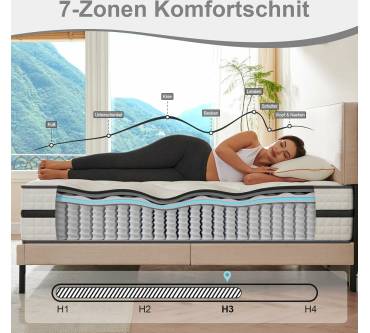 Produktbild Twirest Taschenfederkernmatratze (25 cm)