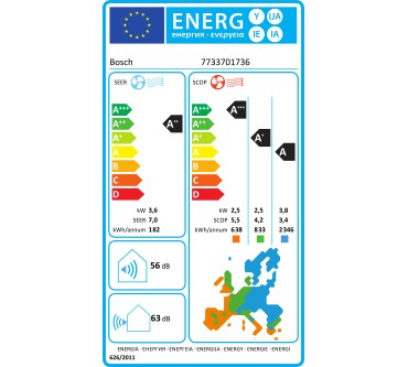 Produktbild Bosch Climate Class 3000i CL3000i 53 WE