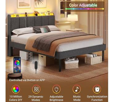 Produktbild Aogllati Polsterbett