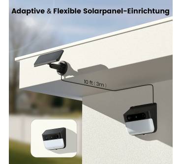 Produktbild Aosu 3K Solar Außenleuchte mit Kamera