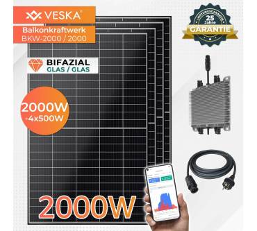 Produktbild VESKA Balkonkraftwerk 2000W