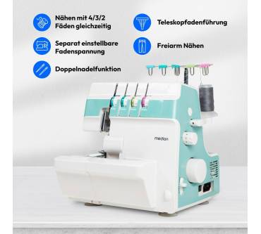 Produktbild Medion Life Overlock-Nähmaschine SO90 (MD19169)