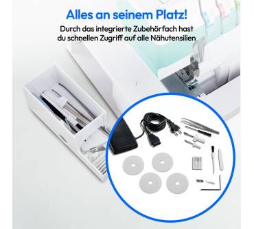 Produktbild Medion Life Overlock-Nähmaschine SO90 (MD19169)