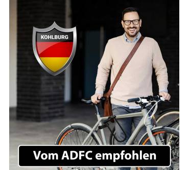 Produktbild Kohlburg Sicherheits- Bügelschloss Novosibirsk inkl. Sicherheitskabel