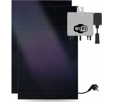 Produktbild Klarbeit Balkonkraftwerk Set 800 Watt + 2x Full Black Modul 440w