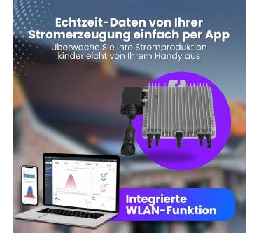 Produktbild Klarbeit Balkonkraftwerk Set 800 Watt + 2x Full Black Modul 440w