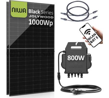 Produktbild Dura Sat Balkonkraftwerk 800W/1000Wp PV-Modul - Set