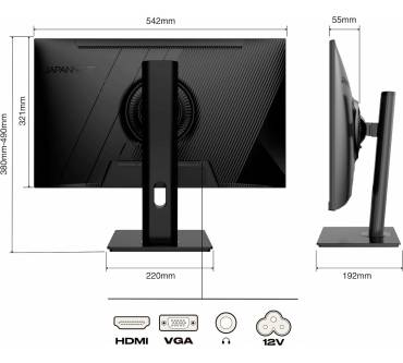 Produktbild JapanNext JN-IPS2382FHDR-HSP