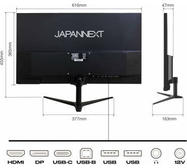 Produktbild JapanNext JN-IPS27WQHDR-C65W