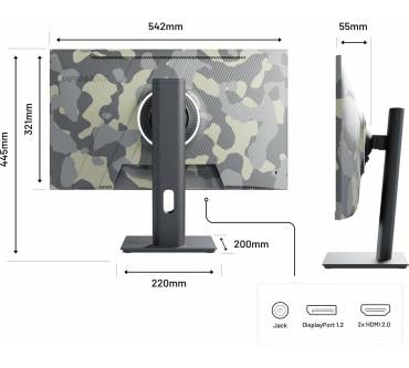 Produktbild JapanNext JN-IPS238FHD200F-HSP-Camo