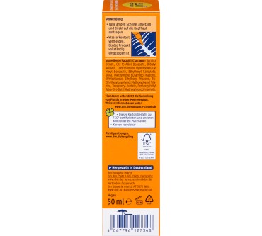 Produktbild dm / Sun Dance Sonnenschutzgel für Kopfhaut & Scheitel, LSF 50, 50 ml