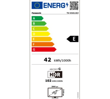 Produktbild Panasonic TB-43W61A