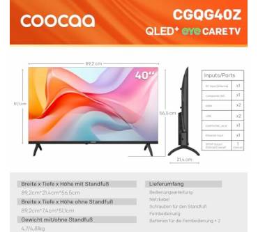 Produktbild Coocaa 32CGQG40Z