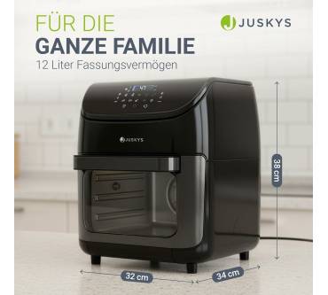 Produktbild Juskys Heißluftfritteuse 12L