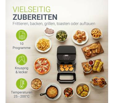 Produktbild Juskys Heißluftfritteuse 12L