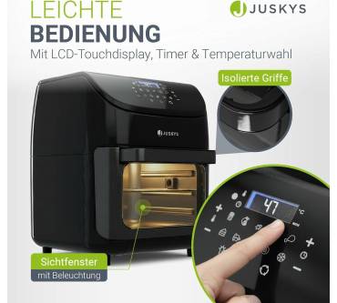 Produktbild Juskys Heißluftfritteuse 12L