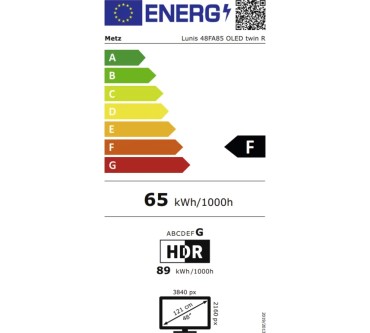 Produktbild Metz Lunis 48 FA85 OLED twin R
