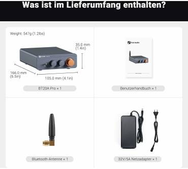 Produktbild Fosi Audio BT20A Pro