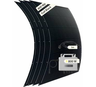 Produktbild Vale Balkonkraftwerk 800 Wp Full Black Flexible Solarmodule