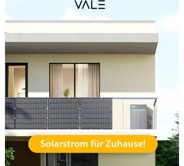 Produktbild Vale Balkonkraftwerk Bifazial 1.780 Wp Full Black