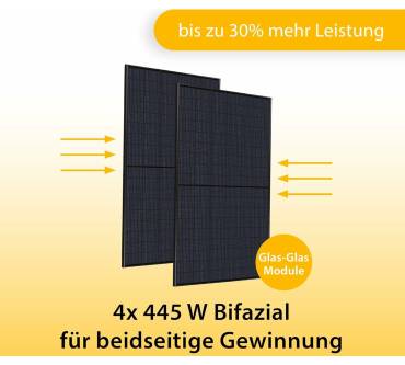 Produktbild Vale Balkonkraftwerk Bifazial 1.780 Wp Full Black