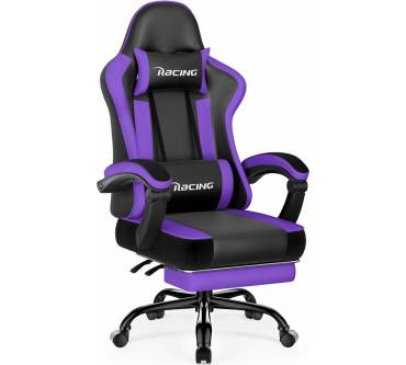 Produktbild Homimaster Gaming Stuhl mit Fußstütze