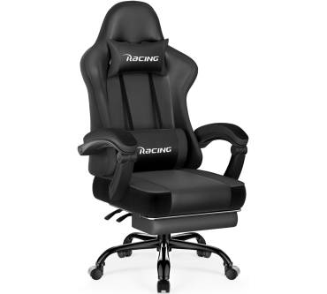 Produktbild Homimaster Gaming Stuhl mit Fußstütze