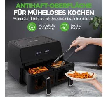 Produktbild NutriChef Heißluftfritteuse XXL 8L