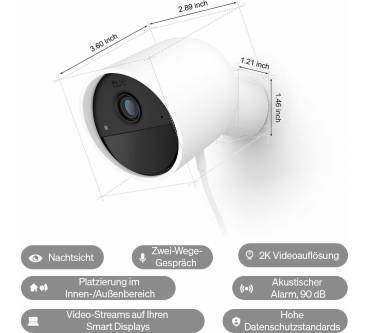 Produktbild Philips Hue Secure 2K Kamera (kabelgebunden)