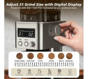 Produktbild Homtone Elektrische Kaffeemühle