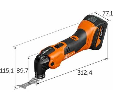 Produktbild Fein Akku Multimaster AMM 500 Plus Top 4 AH AS