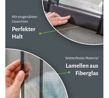 Produktbild empasa Lamellenvorhang aus Fieberglasgewebe