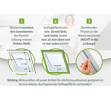 Produktbild empasa Insektenschutz Dachfenster Plissee Master